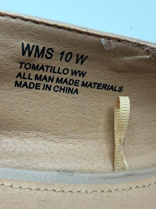 Rockport Tomatillo Ballet Flats Women Size 10W Tan Studded Pointed Toe Shoes - Picture 16 of 16